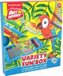 Фломастеры 12 цв.Е.К.+ восковые мелки Twist  Variety Fun box  Artbery   /37026*89065