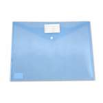 Папка на кнопке deVENTE А4 с карманом д/визит., полупрозр. асс.   /3079332*59867