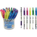 Ручка шар. Глобус "Round"  0,7мм, синяя   /РШК*90923