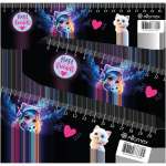 Закладка-линейка  Attomex 20см пластик., гибкая асс.   /5091612-22*79816